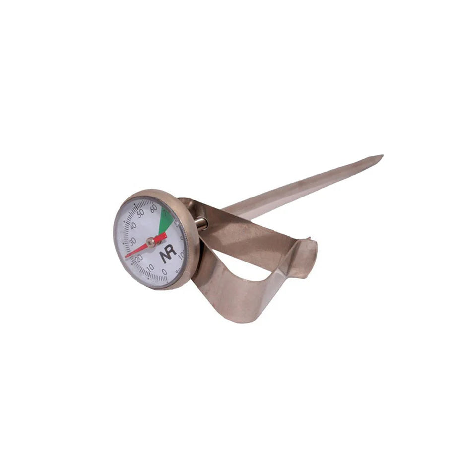 Milk thermometer with clip